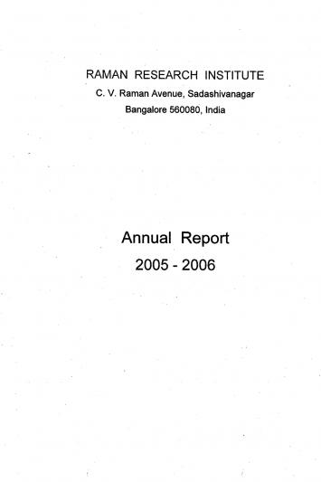Annual Report 2005-2006 English
