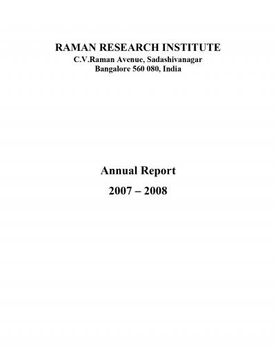Annual Report 2007-2008 English