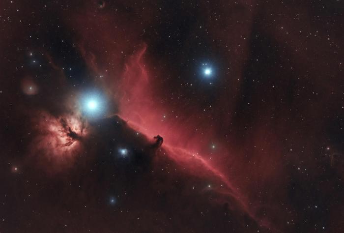 Image of bright stars in the universe
