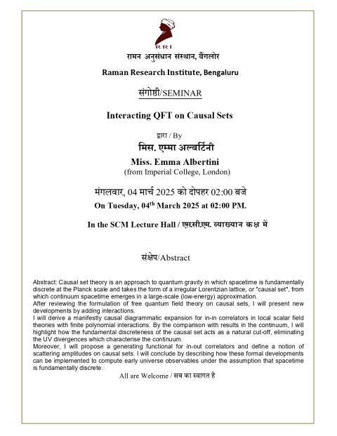 Seminar Notice