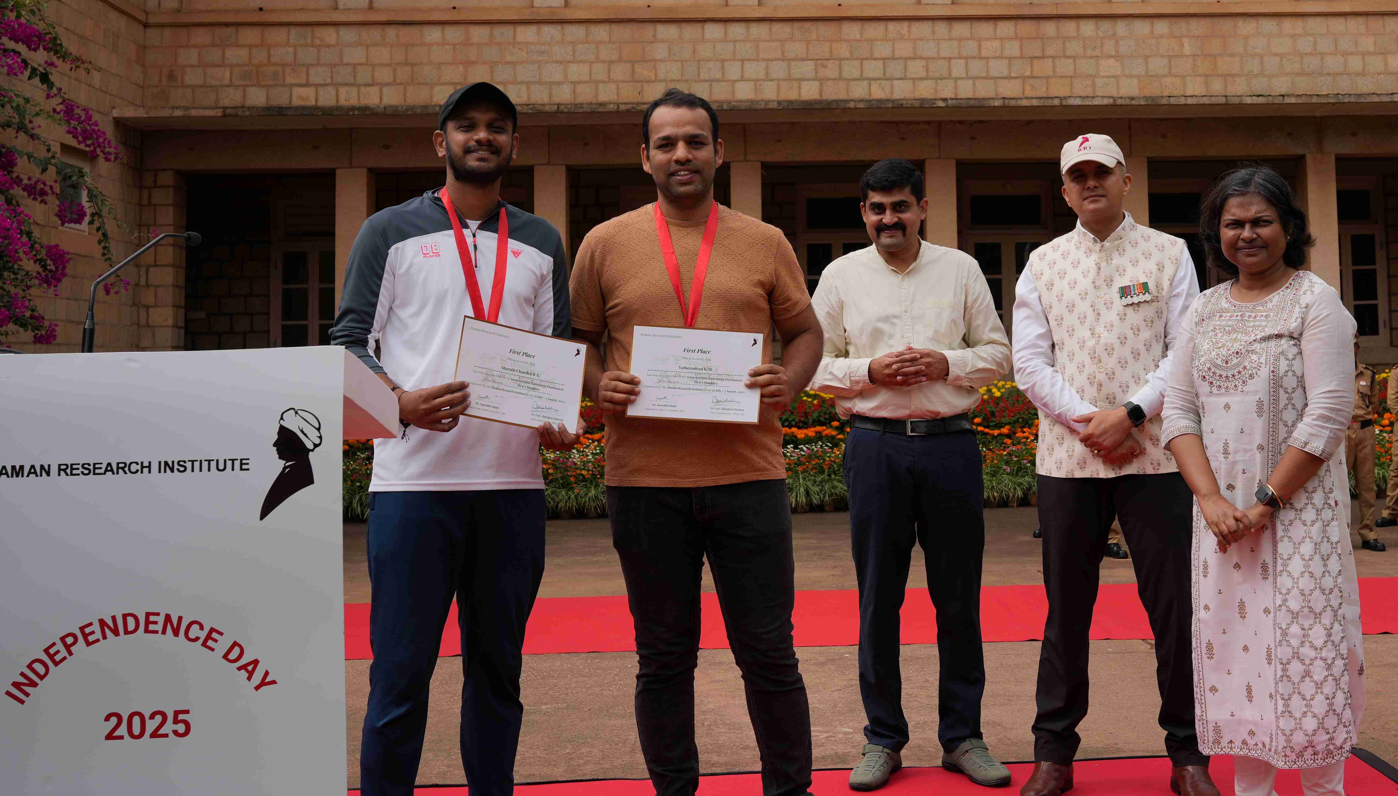 Badminton-Mens doubles winner-2025