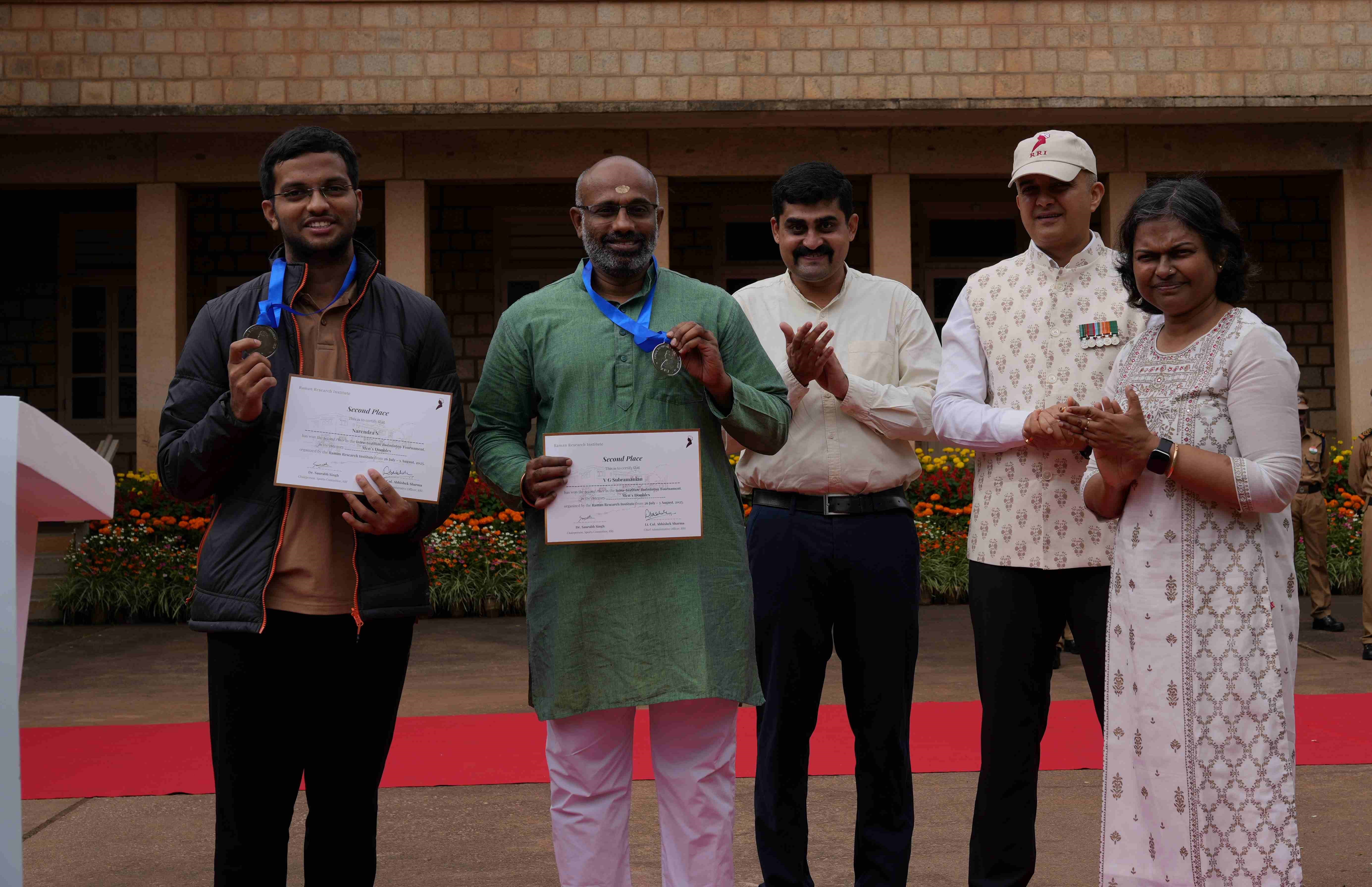 Badmintor-2025 Prize Distribution Men Doubles